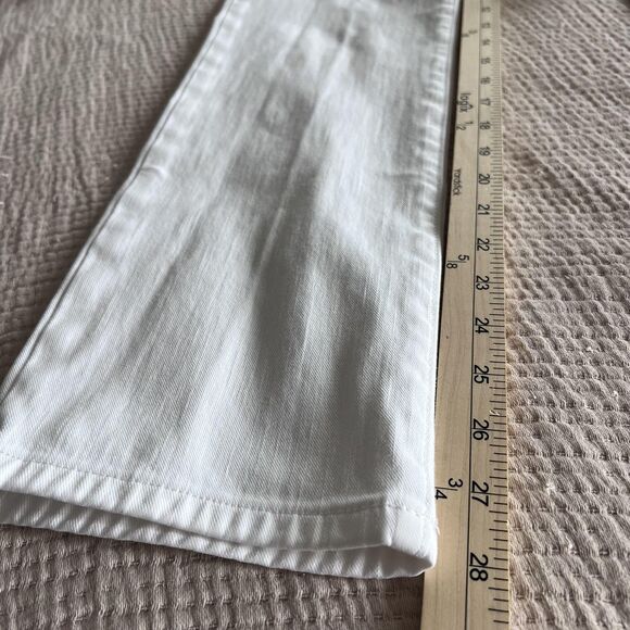 Lauren Ralph Lauren Jeans Womens 4 White Premier Straight Stretch Denim 5 Pocket - Picture 14 of 14